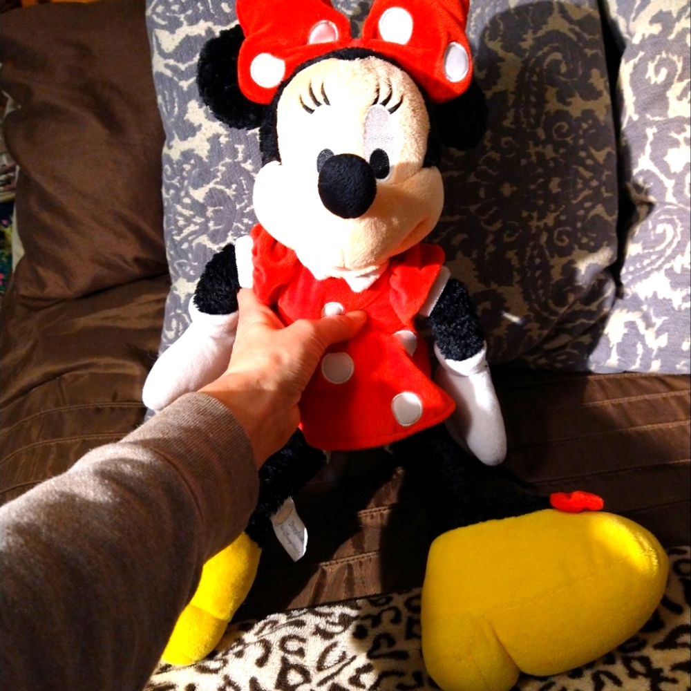 Minnie mouse plush stuffed Walt Disney bear - Picture 13 of 17